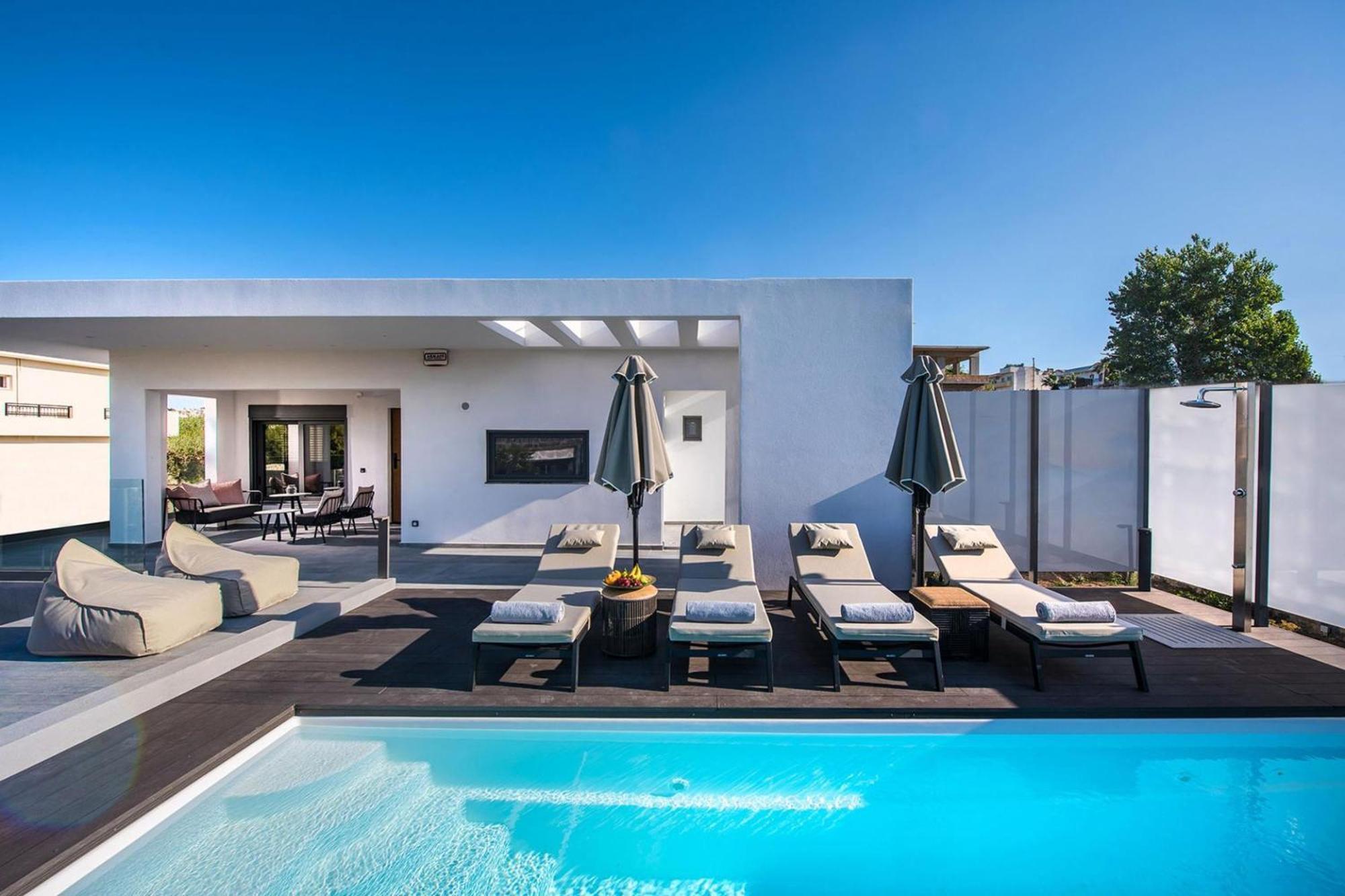 Villa Amo With Private Pool Amoudara Lasithiou Extérieur photo