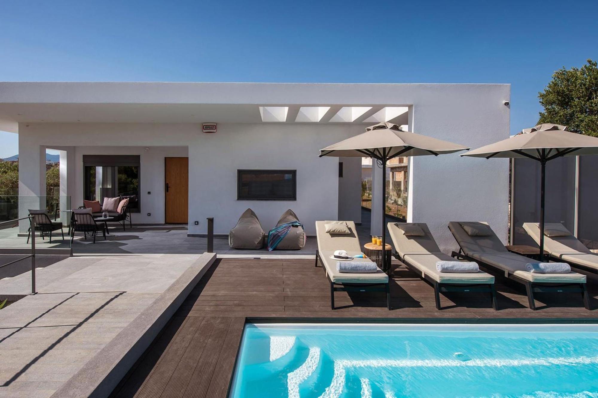 Villa Amo With Private Pool Amoudara Lasithiou Extérieur photo