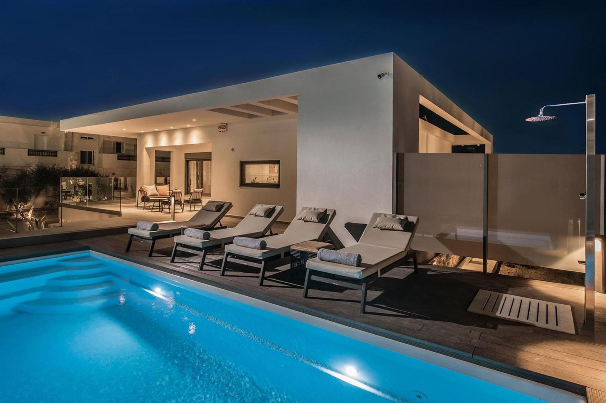 Villa Amo With Private Pool Amoudara Lasithiou Extérieur photo